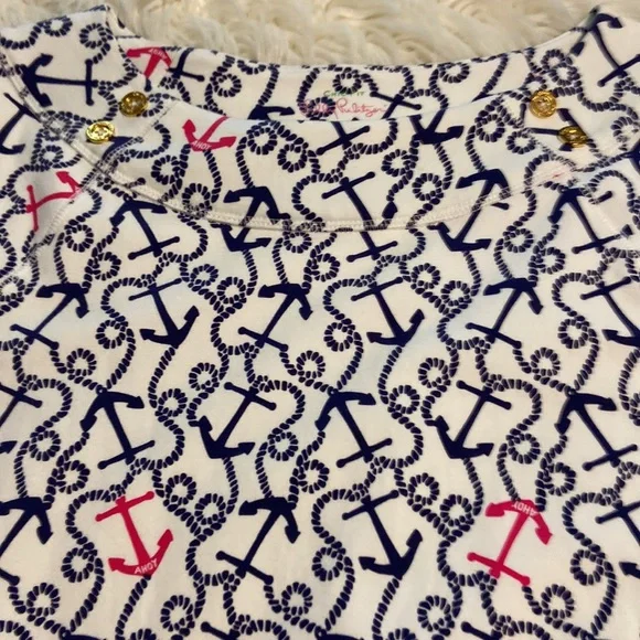 Lilly Pulitzer Dress size M length 36” bust 36/38” sleeves 16” excellent condi - Picture 11 of 16